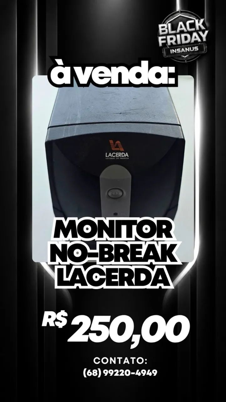 Monitor No-Break Lacerda
