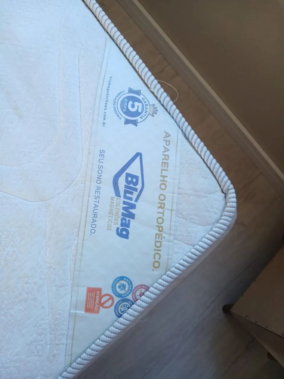 Cama Box Solteirão/ Viúvo com Pillowtop e Saia - Foto 4