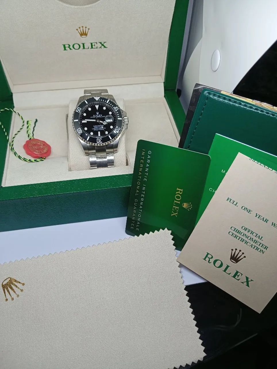 Relógio rolex submariner, automático, linha Premium AAA 44mm