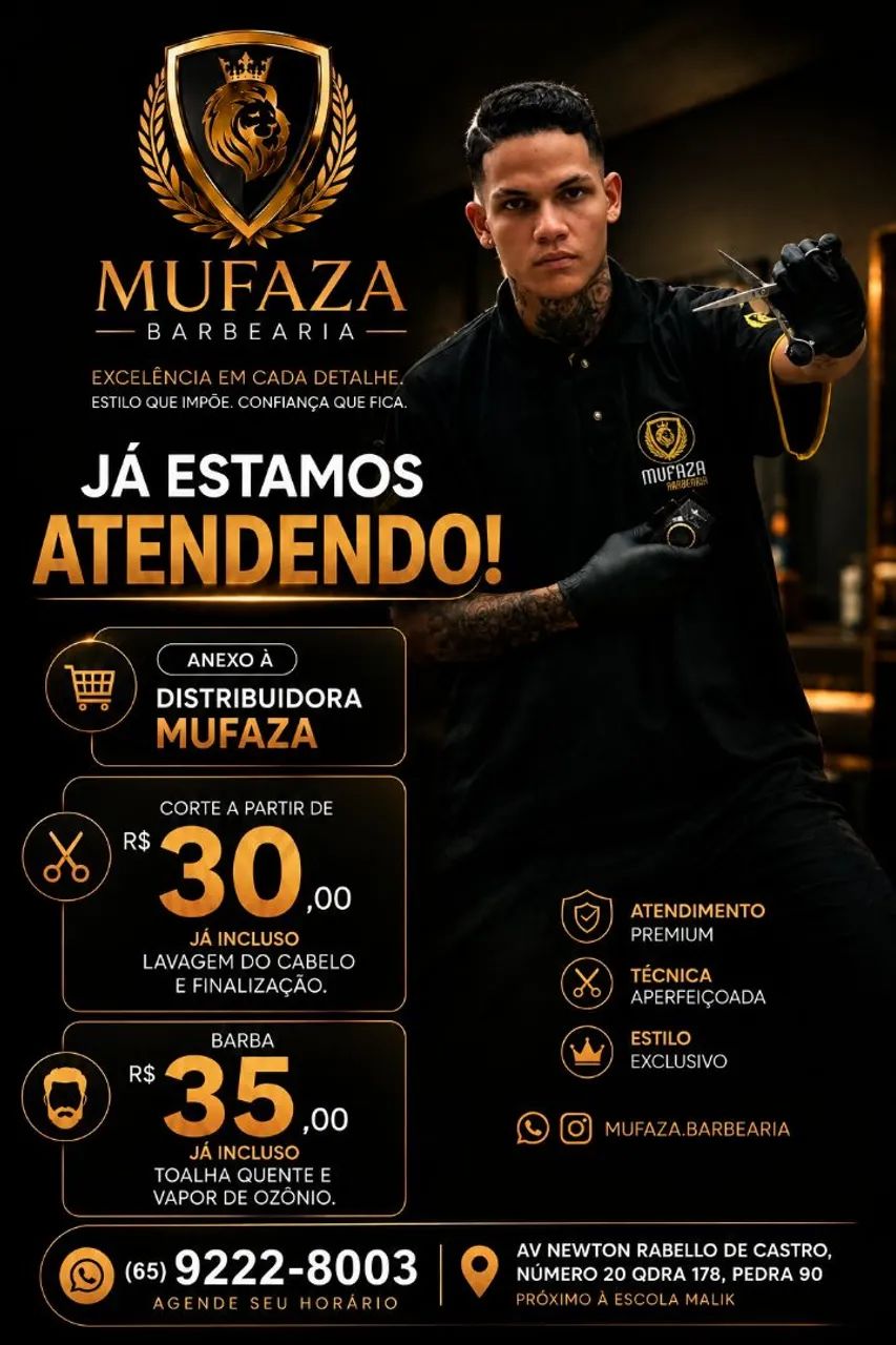 Mufaza barbearia barbeiro diogo