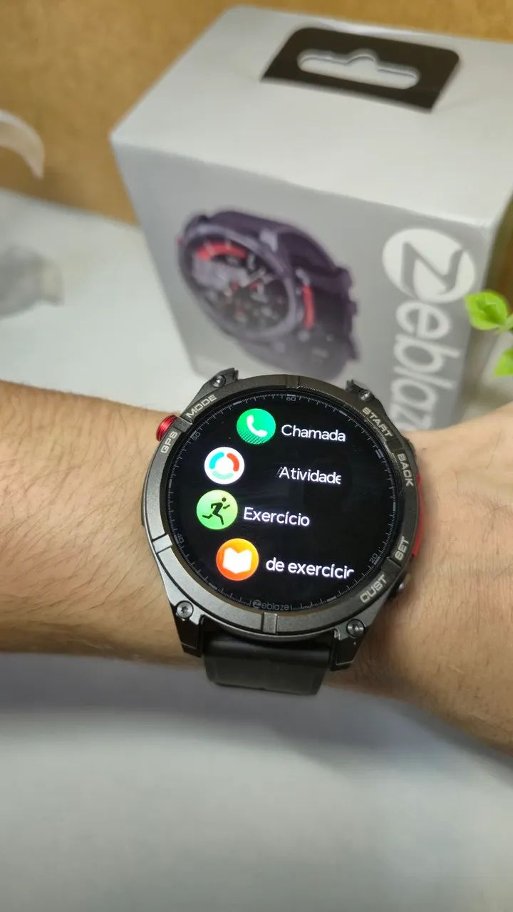 Relógio Smartwatch Zeblaze Stratos 4 - Foto 4