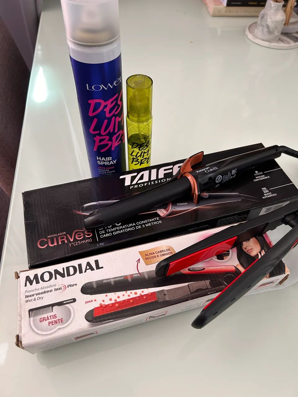 Kit Babyliss + Chapinha + Modeladores Lowell - Foto 5