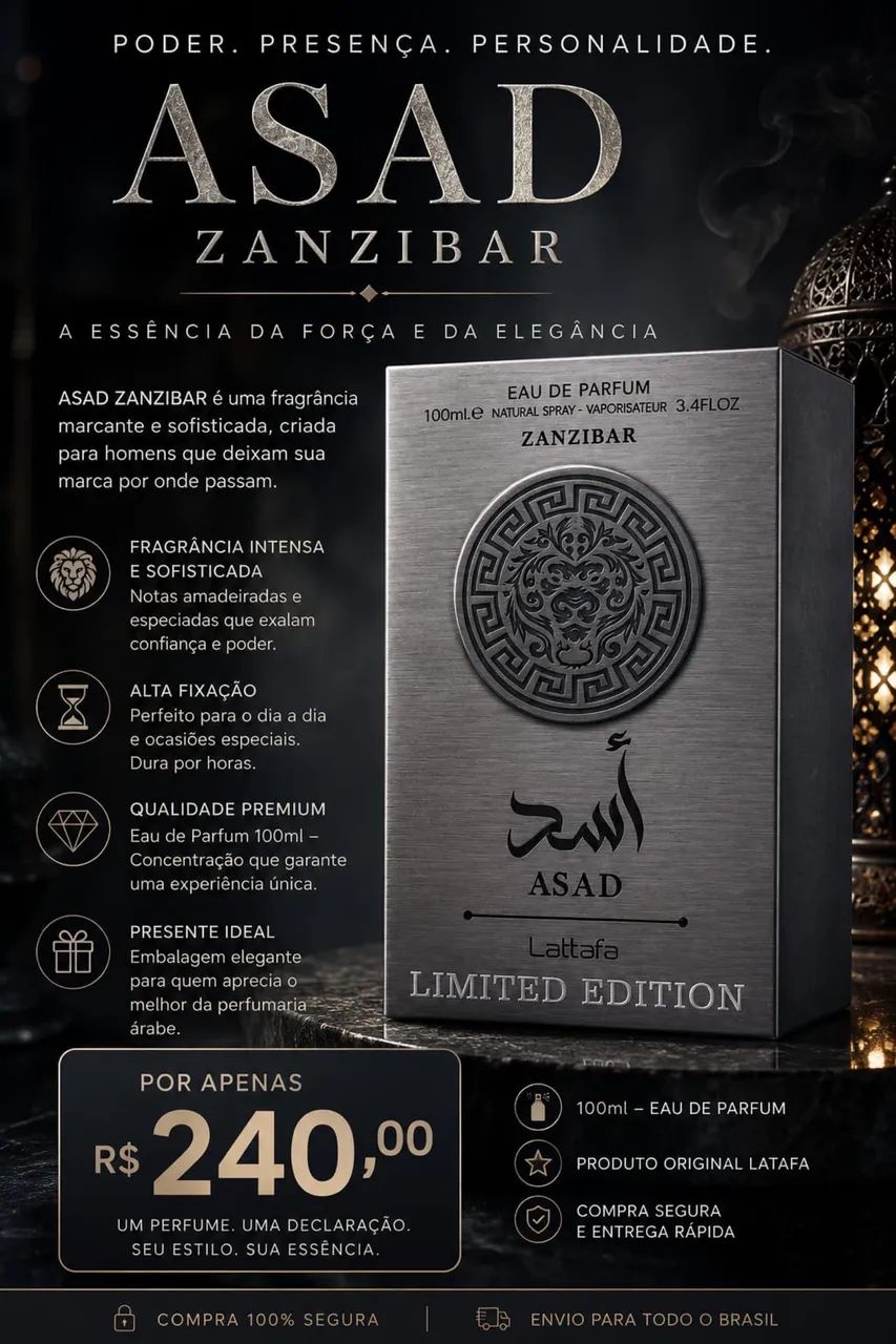 Perfume Lattafa Asad Limited Edition 