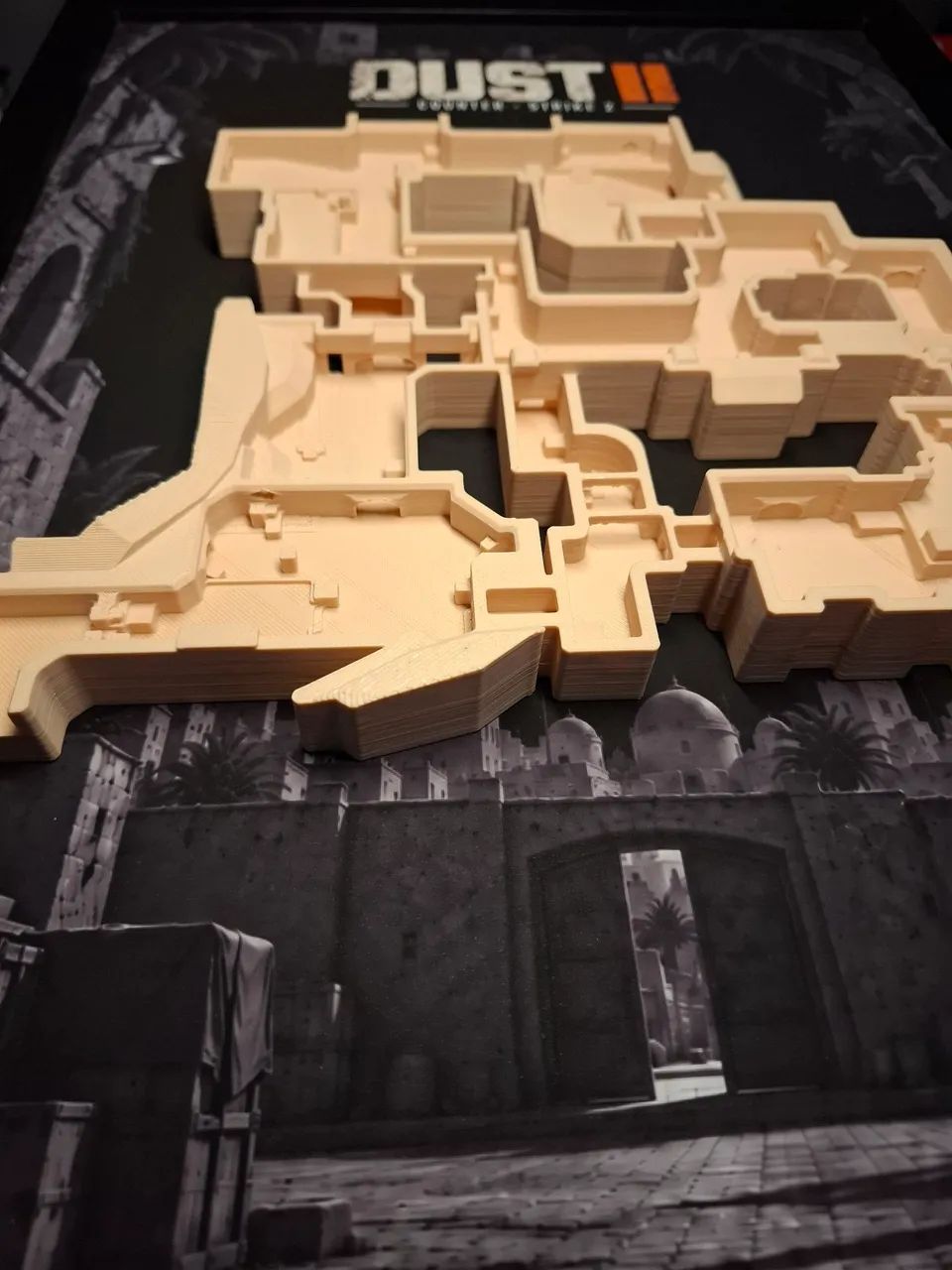 Quadro decorativo Híbrido impressão e 3D CS Dust 2 - Foto 4