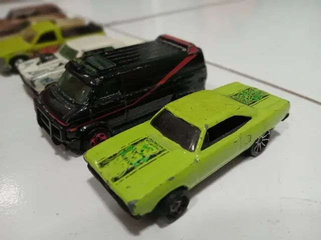 Lote de 6 carros antigos hotwells - Lote 3