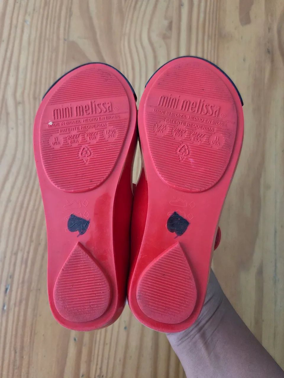 Sapatilha Mini Melissa X Mickey Mouse Vermelho 26/27 - Foto 2