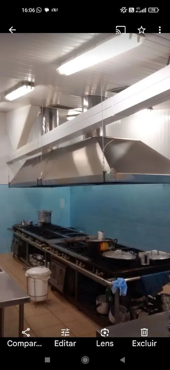Fabricação e limpeza de Coifas Industrial