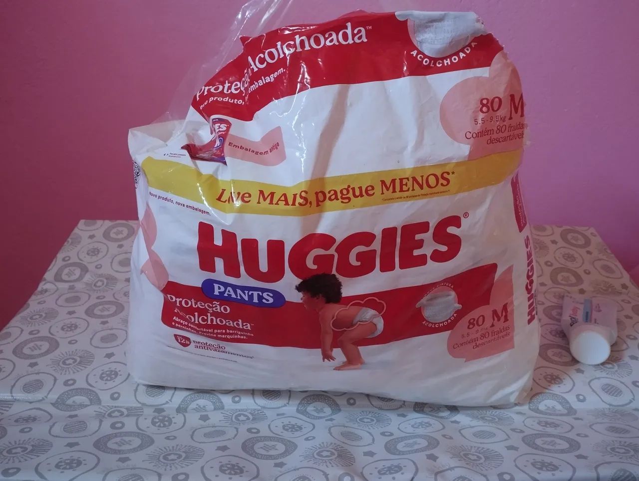 Fraldas descartáveis 