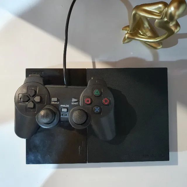 PS2 com controle novo e MemoryCard - Foto 2