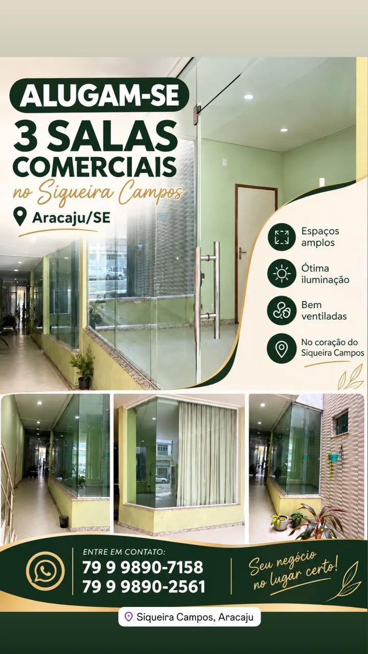 Alugam-se 3 Salas Comerciais 