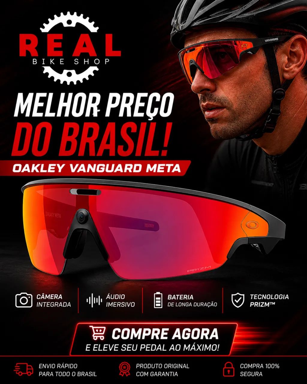 Óculos Oakley Meta  ( qualquer modelo ) 