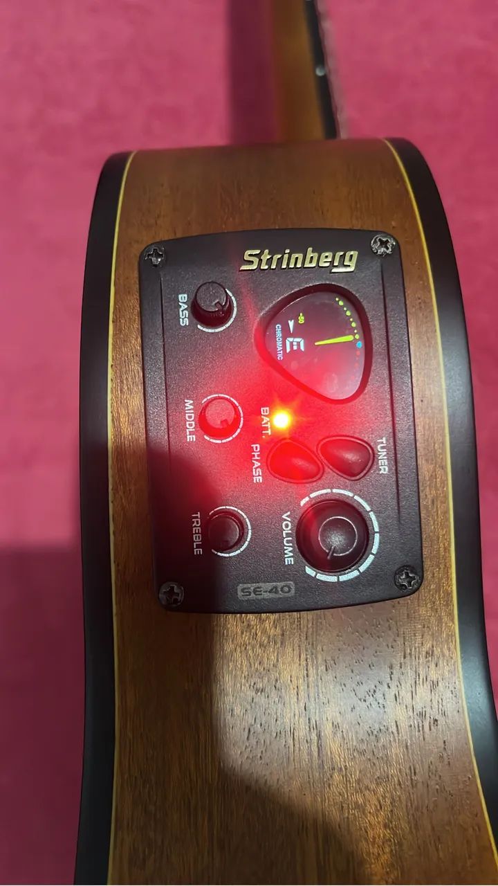 Violão Strinberg Nylon Elétrico com Capa - Foto 3