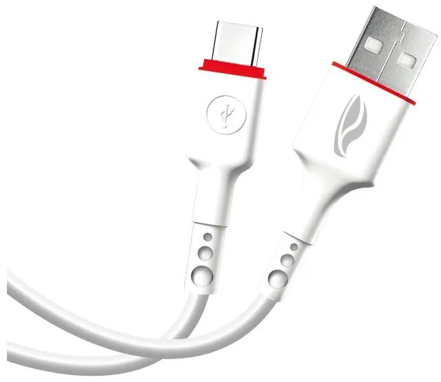Cabo Cel C3Tech USB-C 1M 3A CB-C100WH - WZetta - Foto 2