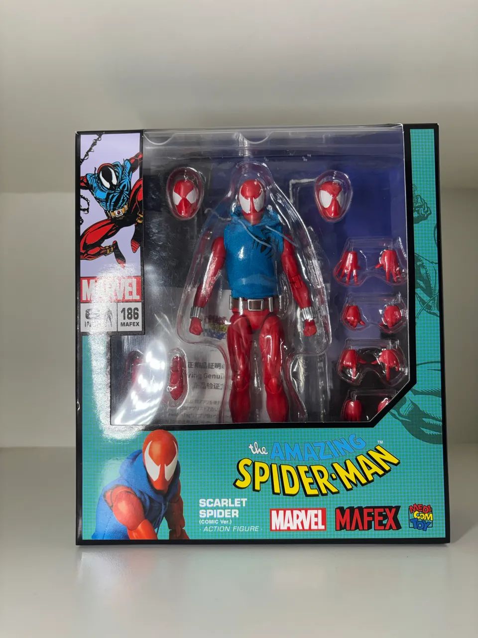 アメコミ MAFEX Scarlet Spider Comic Ver. No.186 Marvel MAFEX No.186 Scarlet Spider (Comic Ver.) Action Figure