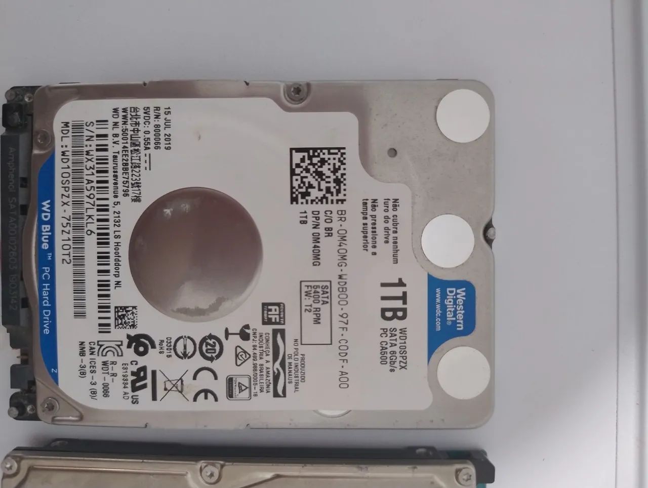 HD 1 TB funcionando 100% - Armazenamento - Barra do Ceará