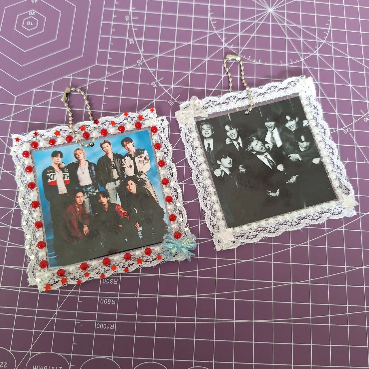 2 chaveiros plastificados e decorados bts fanmade - Foto 5