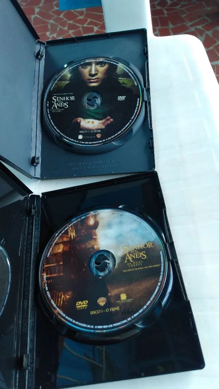 DVD original o senhor dos anéis vol. 1 e2 .  - Foto 3