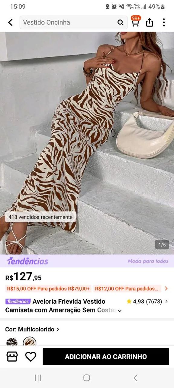 Vestido shein