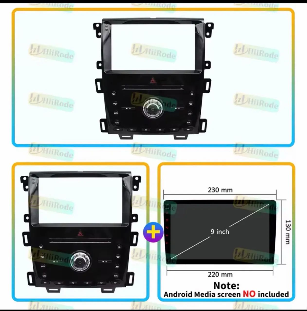 Kit Moldura Upgrade 9 Polegadas - Ford Edge 2011/2014 - Foto 5