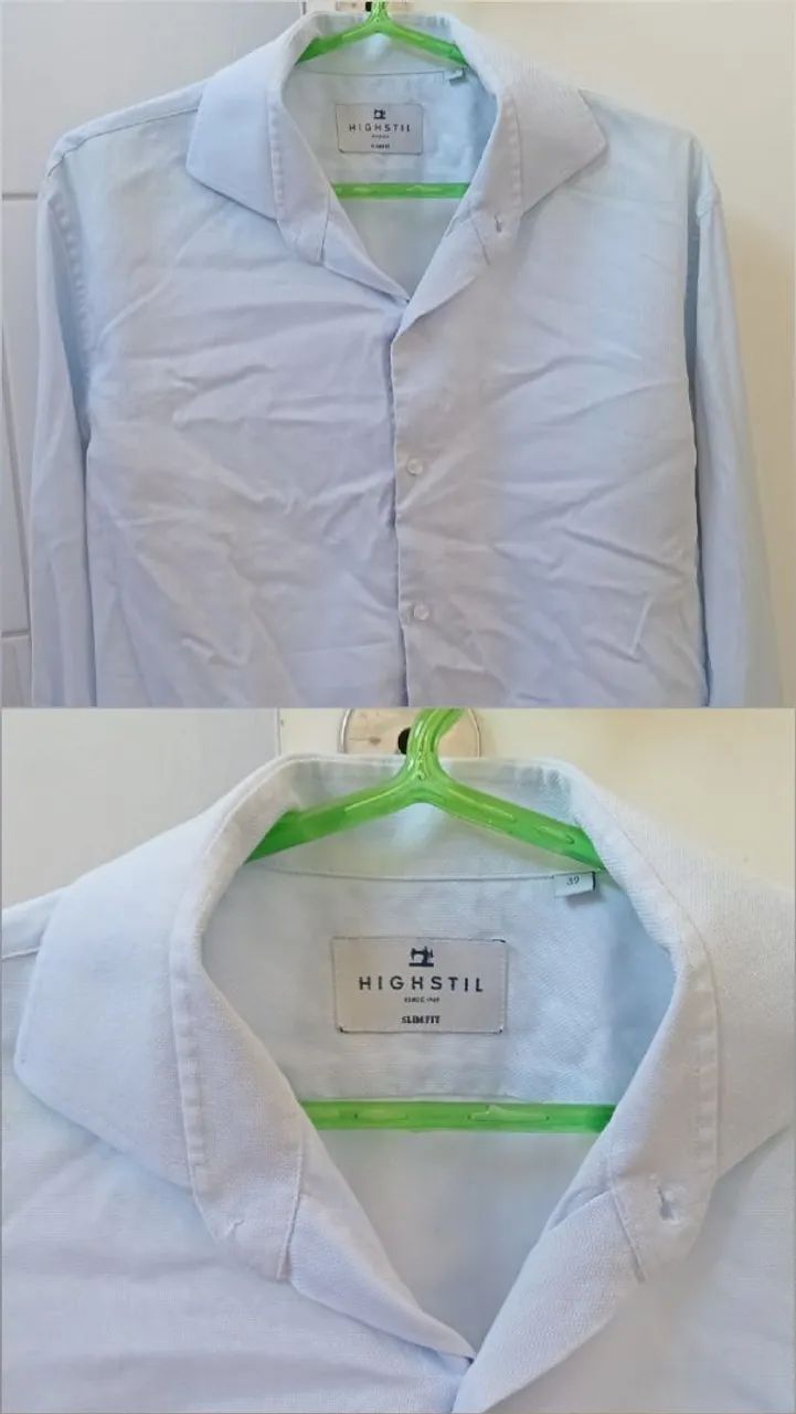 Kit 4 Camisas Tommy Hilfiger e Highstil Todas Manga Longa M  - Foto 4