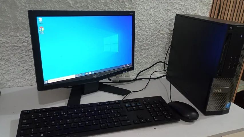 Monitor Acer + Cpu Optiplex 3020 Core I3 16gb 500gb Win10 - Foto 4
