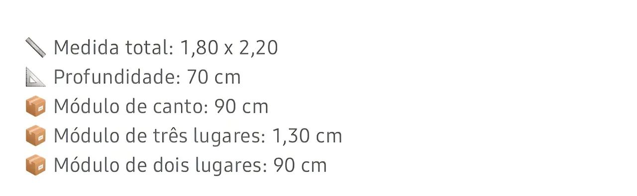 VENDE-SE SOFÁ DE 3 MÓDULOS - Foto 2