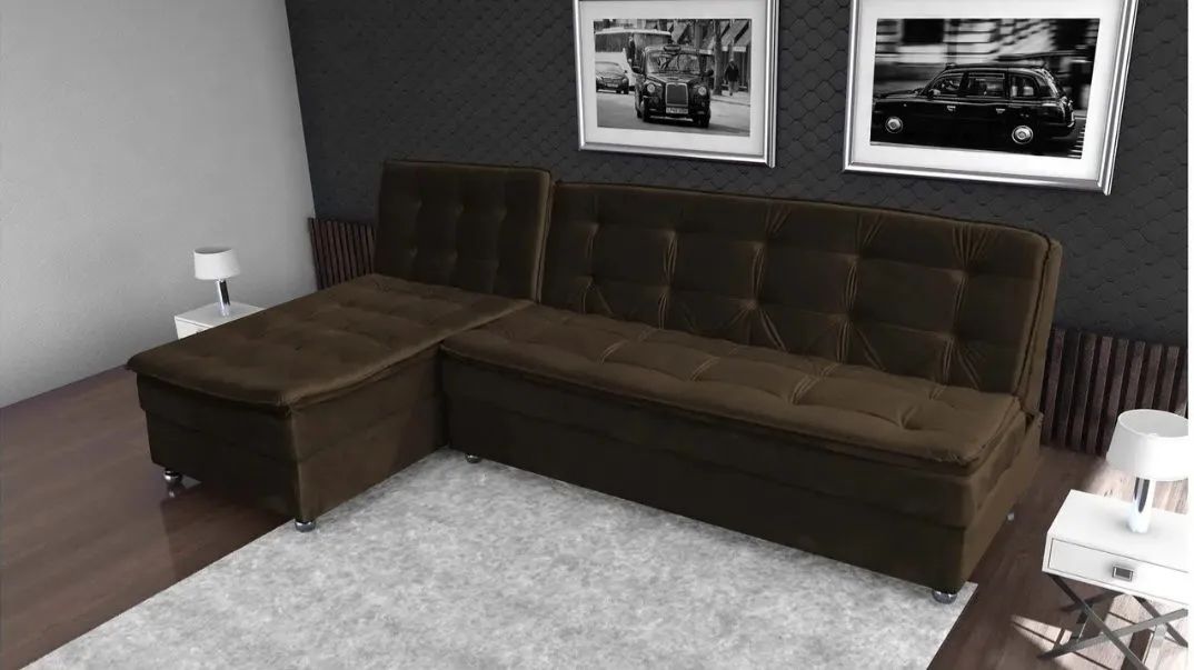 Sofá Cama Reclinavel 3 lugares  - Foto 4