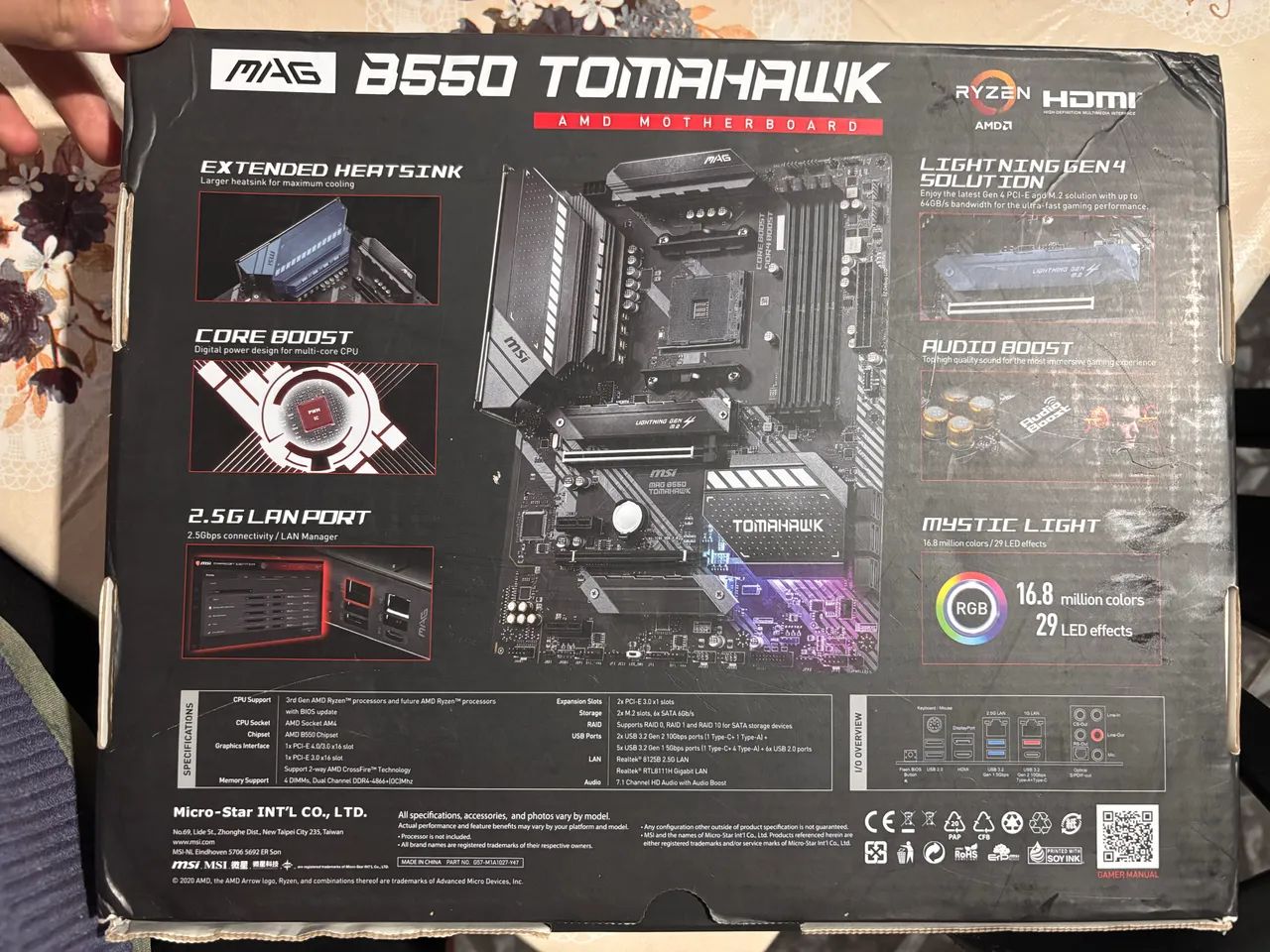 MSI Mag B550 Tomahawk + 2x8 Asgard b-die  - Foto 2