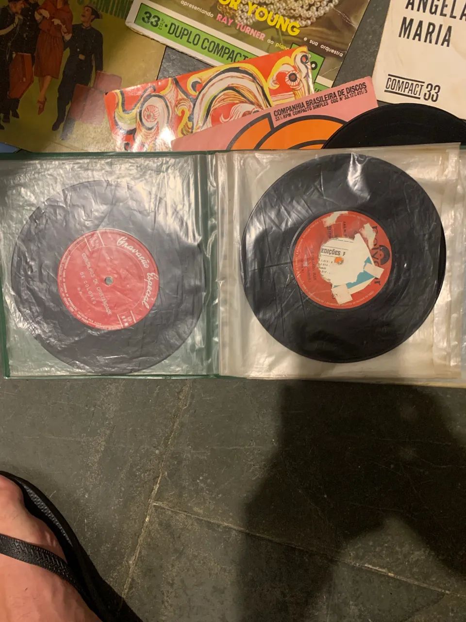 Lote 21 compactos LPs discos 78rpm vinil + bag  - Foto 3