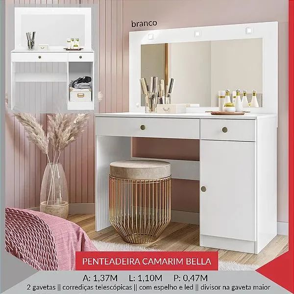 PENTEADEIRA CAMARIM BELLA