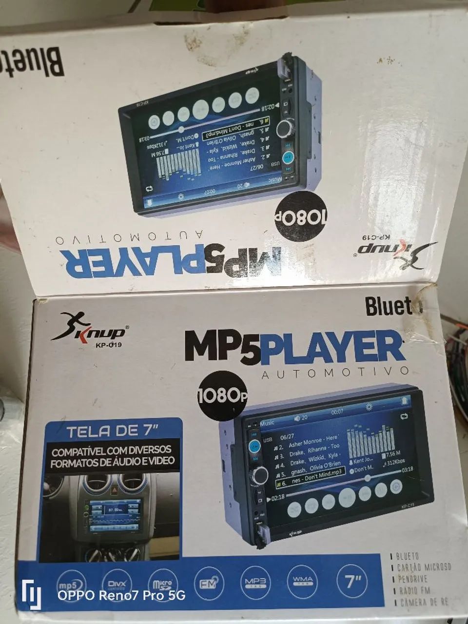 Mp5 player - Peças para carros, vans e utilitários - Brotas