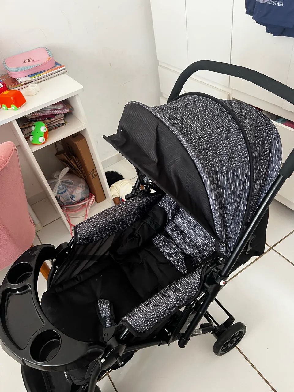 Carrinho + bebê conforto  - Foto 4