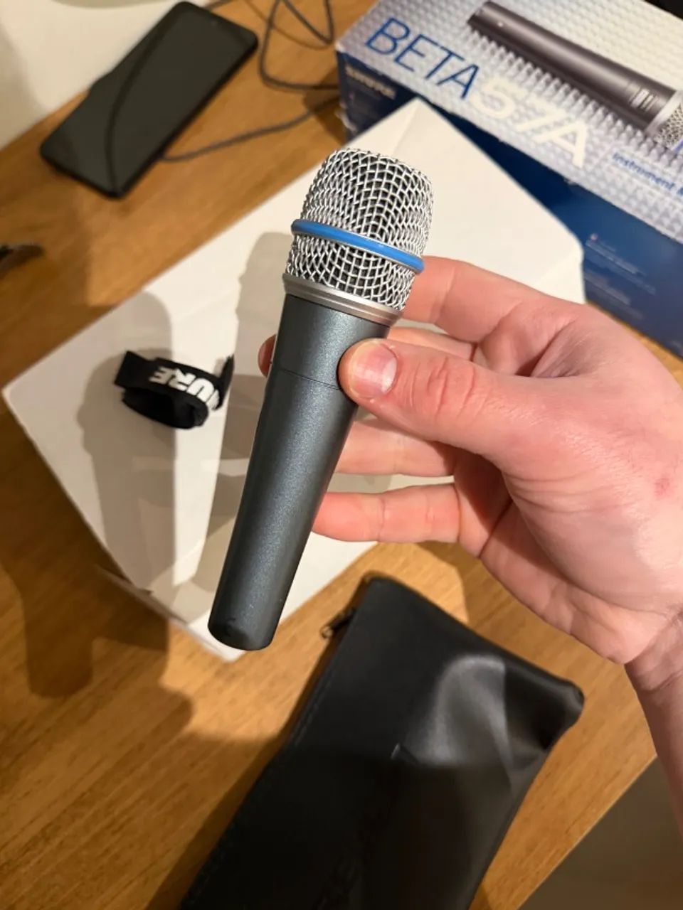 Microfone Shure Beta 57A Novo, com NF e Garantia - Foto 4