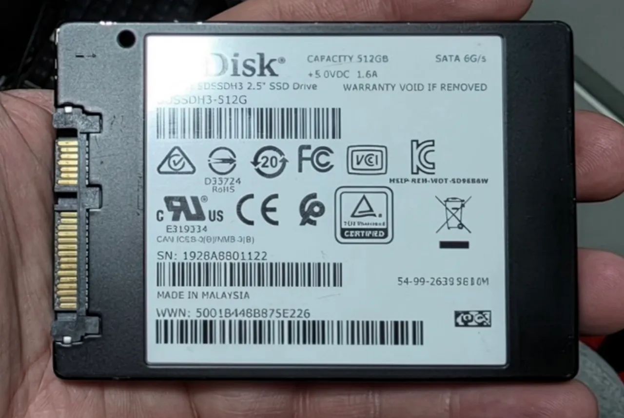 SSD 512GB SanDisk 3D ULTRA Sata 6G/s - Foto 2
