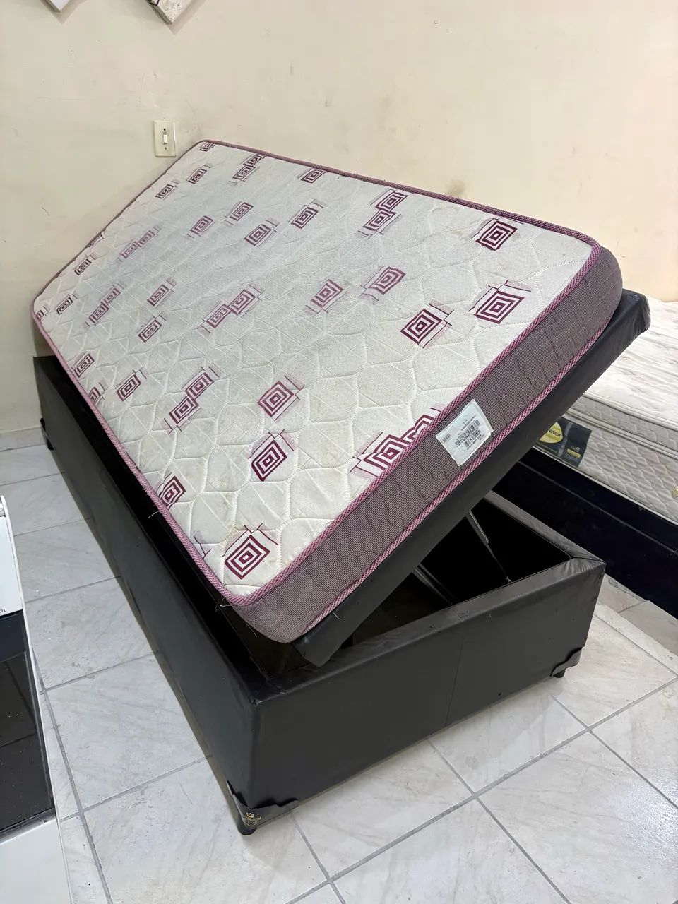 Cama box de solteiro baú , cama de solteiro  - Foto 2