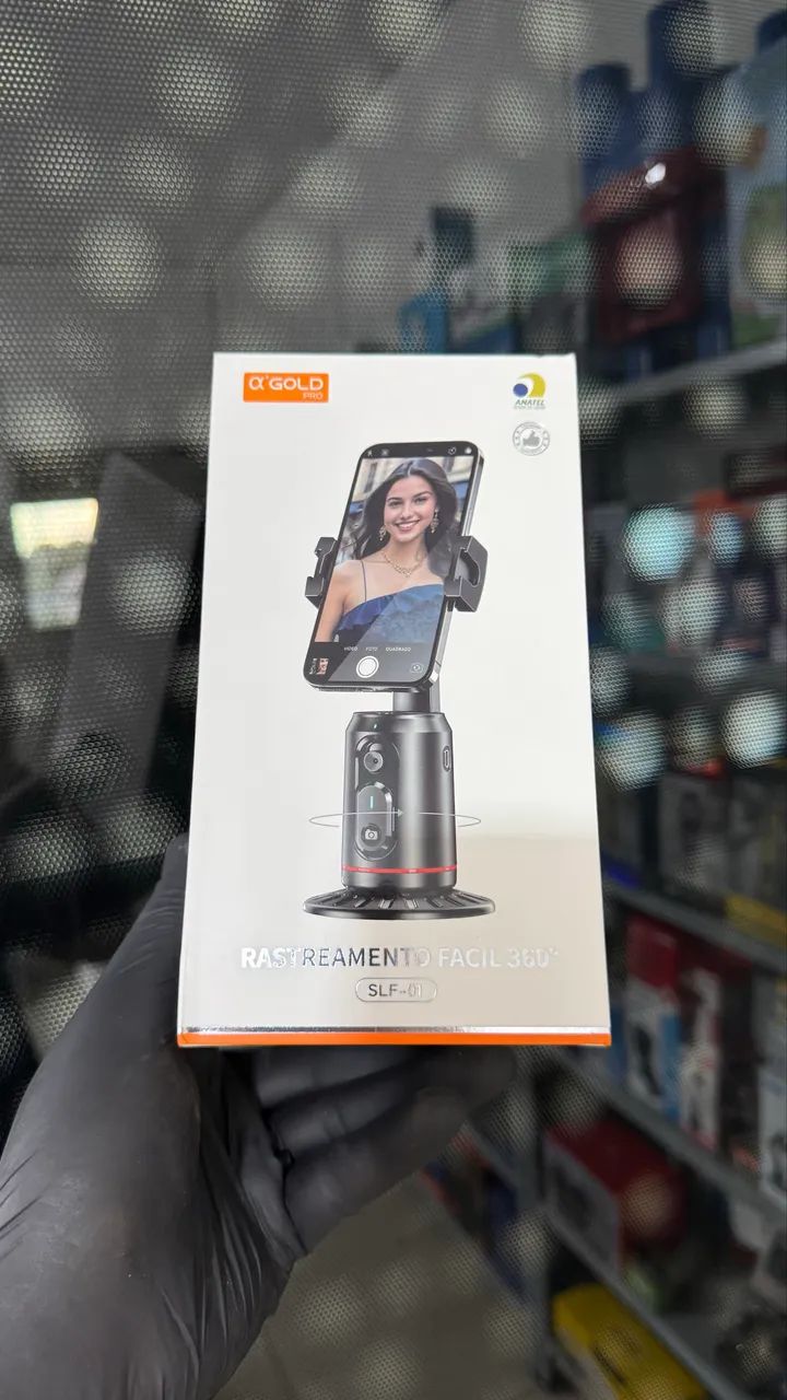 Suporte Inteligente 360° Rastreamento Facial A'Gold SLF-01 Recarregável