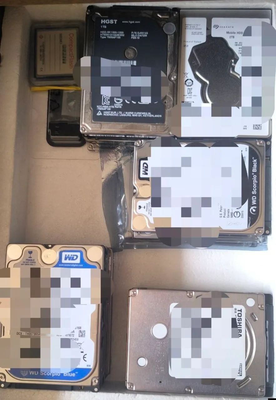 HDs notebook e desktop SATA vários tamanhos e modelos