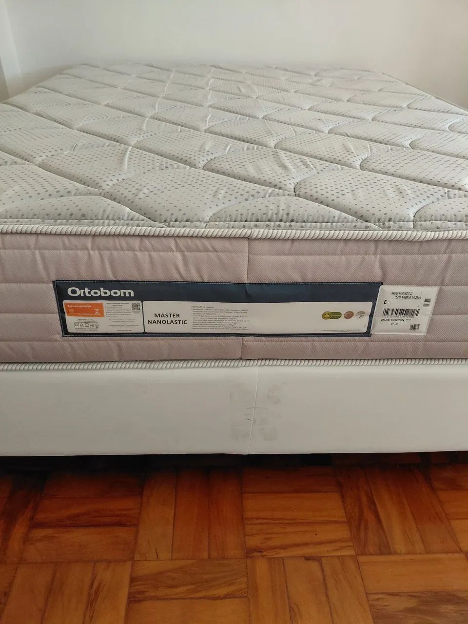 Cama de casal - Colchão e base Ortobom  - Foto 4