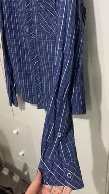 Camisa masculina xadrez 2 M - Foto 4