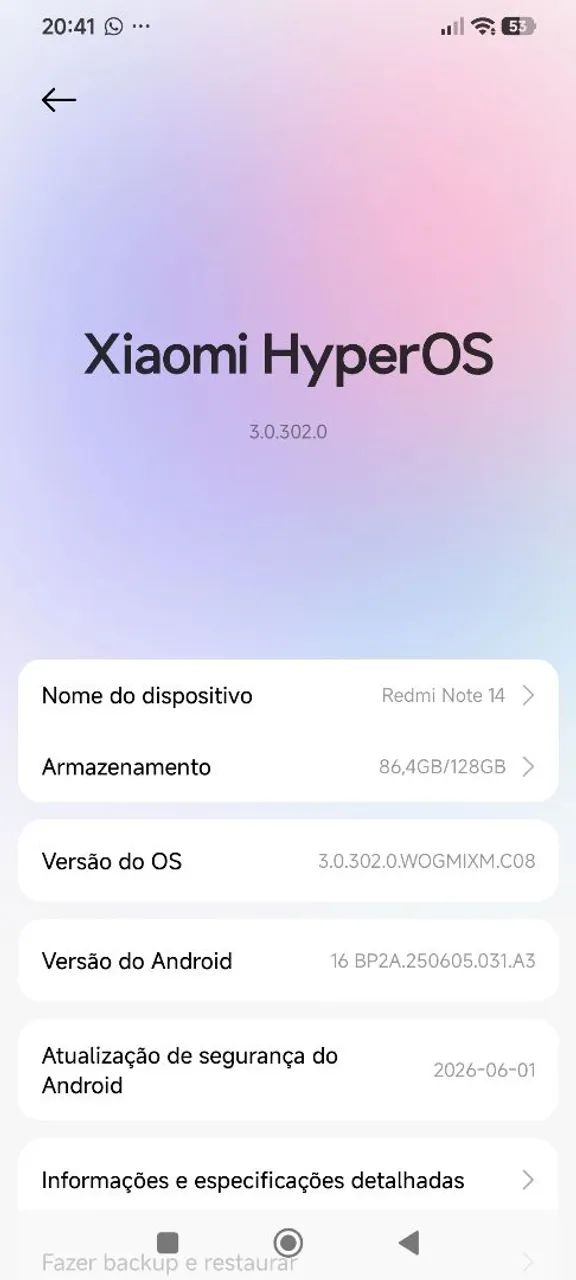 XIAOMI REDMI NOT 14