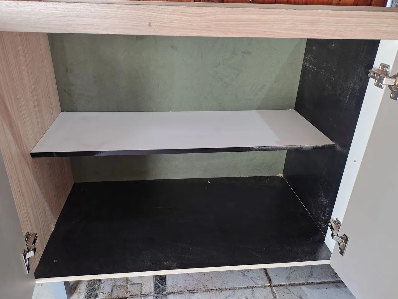 Com entrega balcão de pia e cuba marmorite novos  - Foto 3
