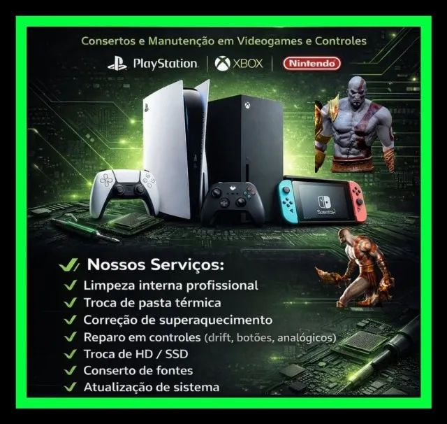 Ps4 consertos modelo fat e slim