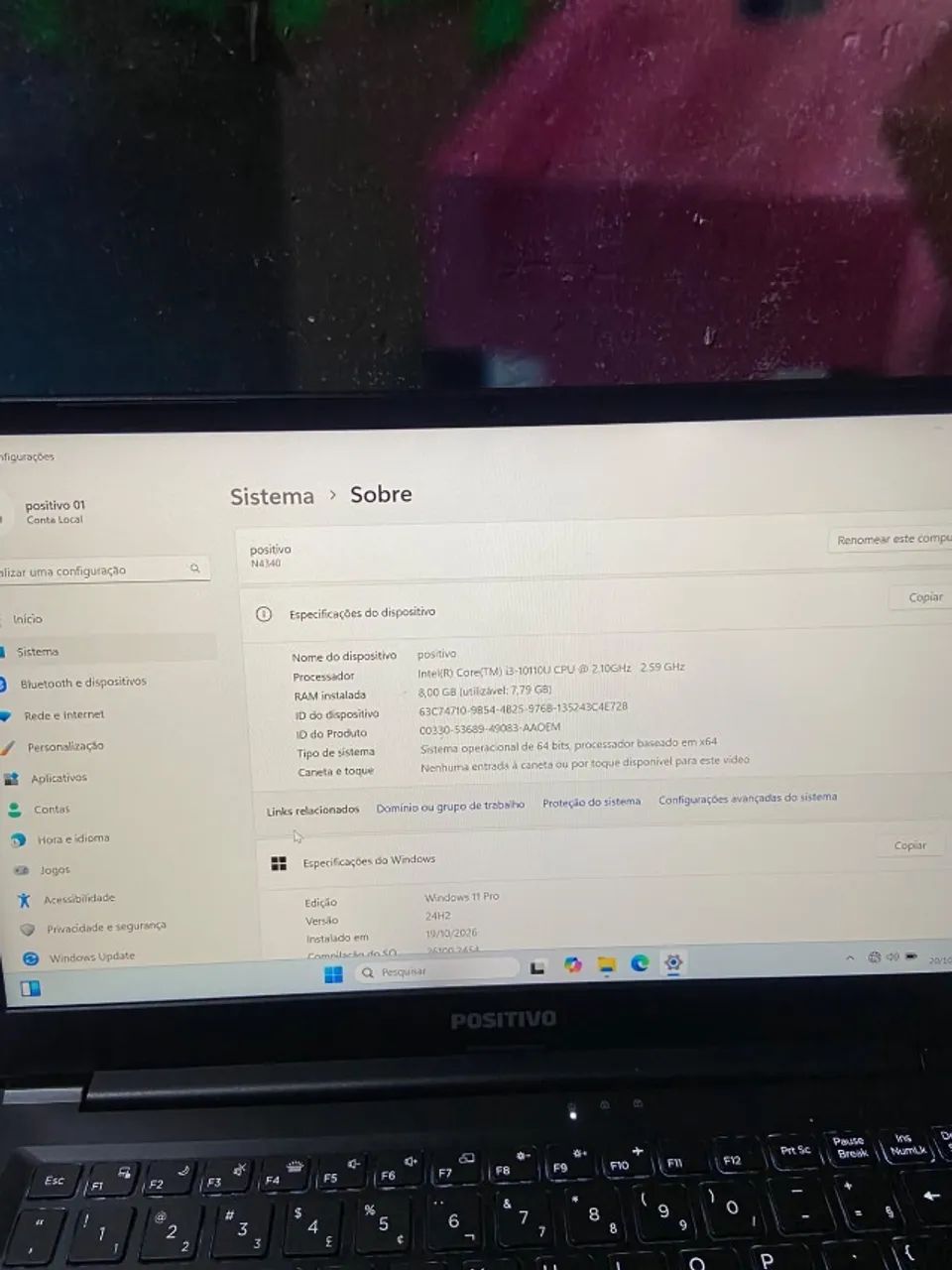 Notebook  POSITIVO i3 de 10 Geração. - Foto 2