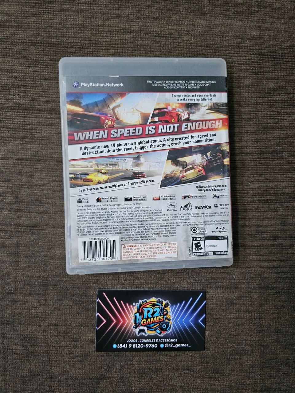 SPLIT SECOND (PS3) JOGO - Foto 2