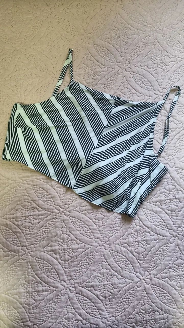 Cropped listrado - Hering