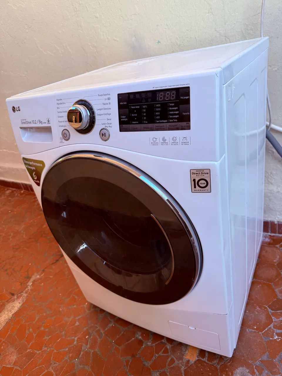 Lava e Seca LG 10kg Funcionando Perfeitamente 127v - Foto 2
