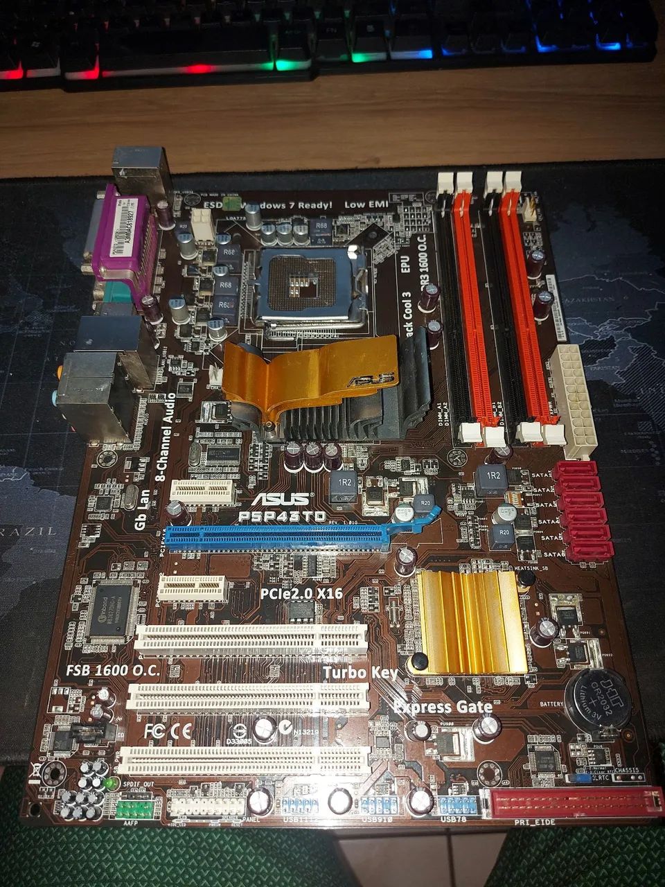 Kit Intel Core 2 Quad + placa mãe ASUS - Foto 3