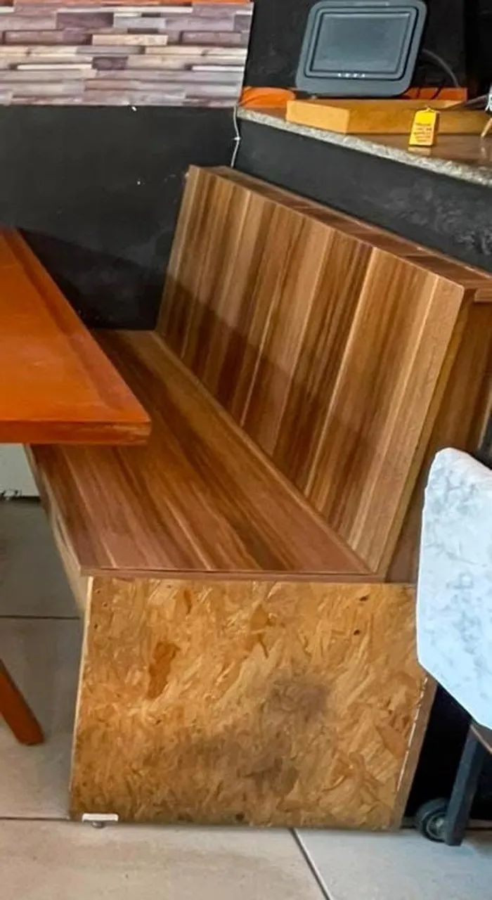Conjunto de bancos duplos e simples para lanchonete - Foto 3