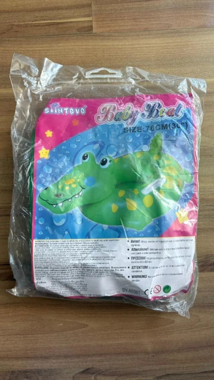 Boia para piscina - tema Jacaré