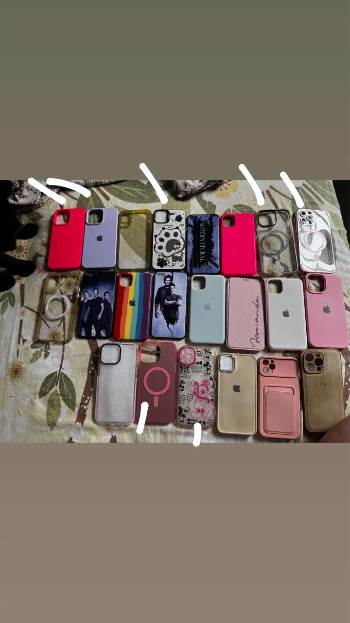 Capinhas de iPhone - modelos 11 pro Max, 13 pro Max, 14 pro Max, 15 pro Max - Foto 3